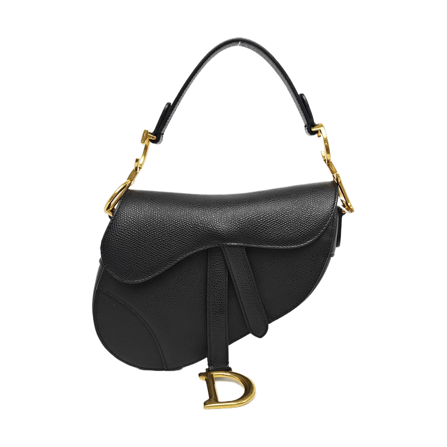 Saddle Mini Calfskin Black