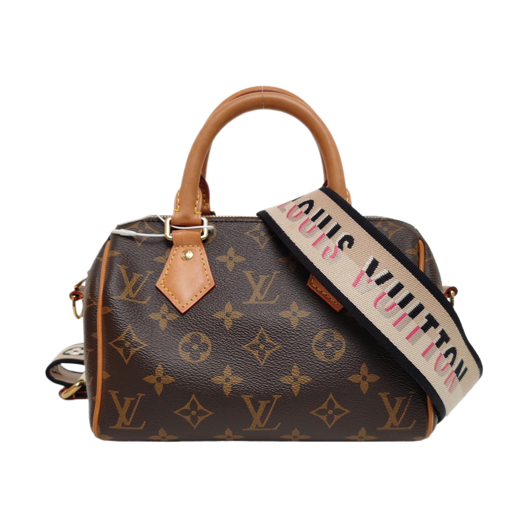 SPEEDY 20 Monogram Coated Canvas Brown