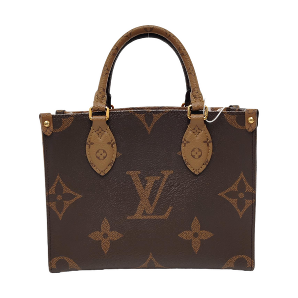 ONTHEGO PM Monogram Coated Canvas Brown