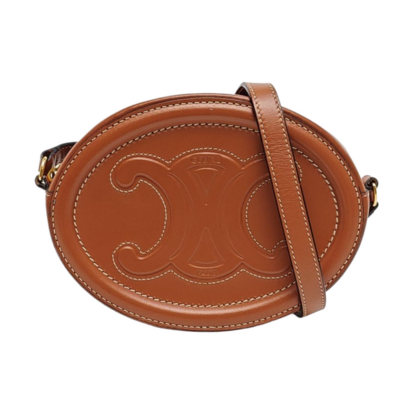 TRIOMPHE Small Calfskin Brown