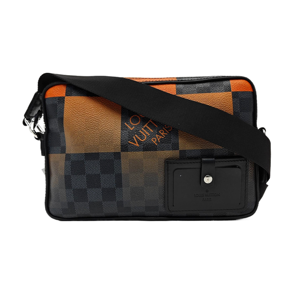 ALPHA Damier Graphite Coated Canvas Gray