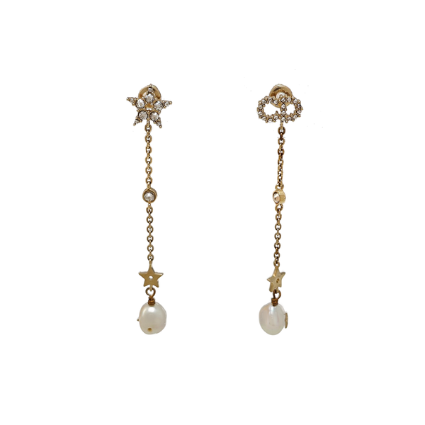 La Petite Tribale Metal Gold Stud Earrings
