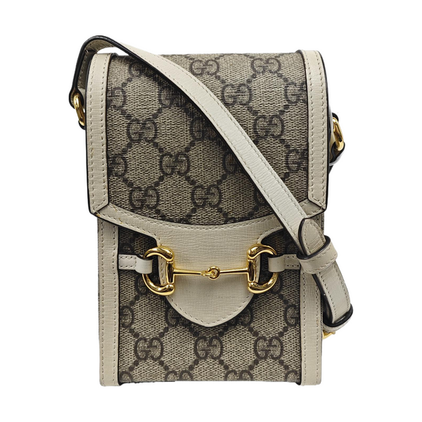 Horsebit 1955 Mini Coated Canvas Beige
