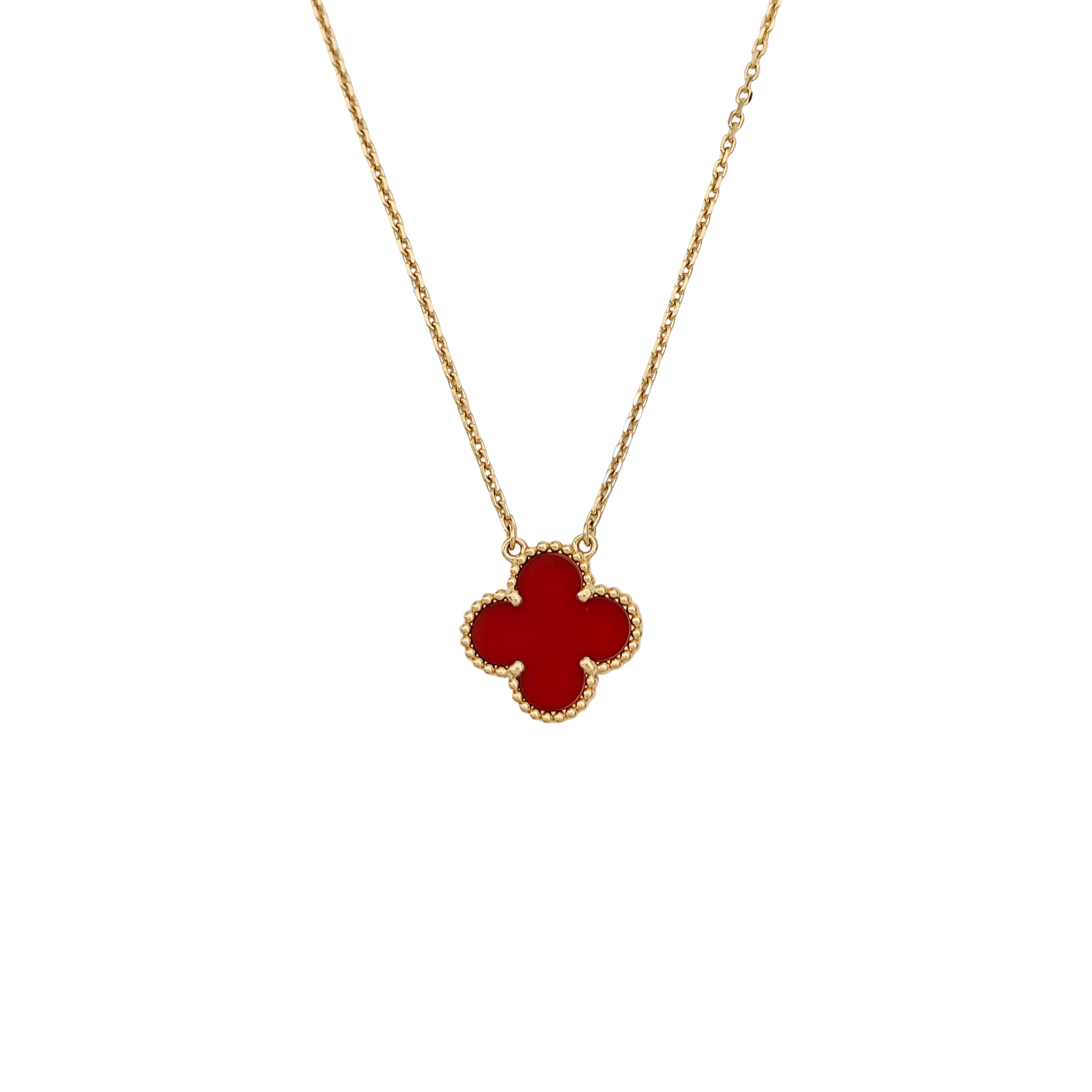 Vintage Alhambra 18k Gold Necklace