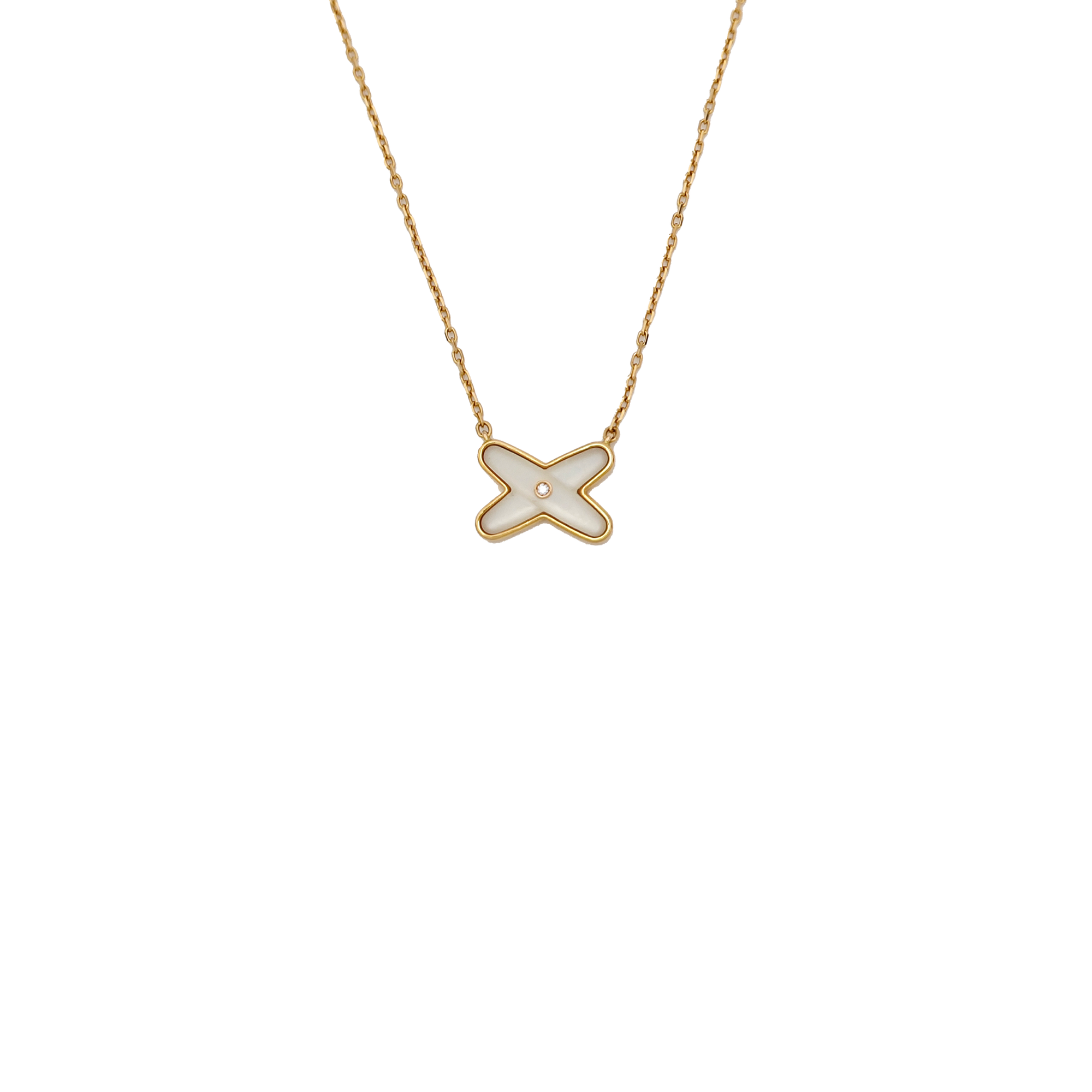 Jeux De Liens 18k Rose Gold Necklace