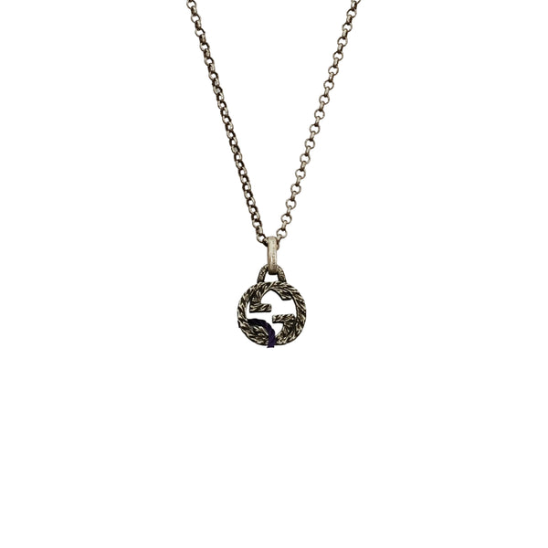 Interlocking G 925 Sterling Silver Necklace