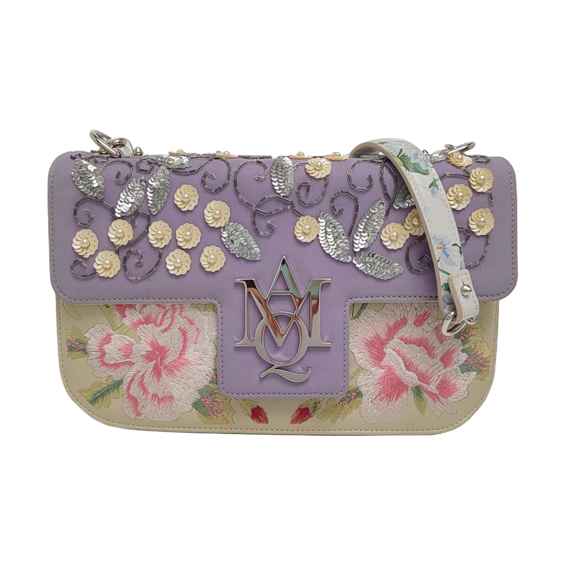 Fabric Shoulder Bag Multicolor