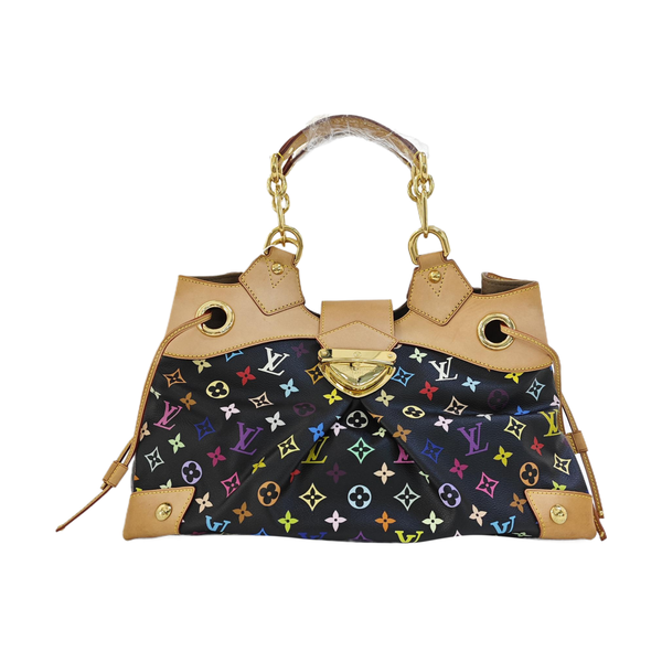 LV × TM URSULA Monogram Coated Canvas Black