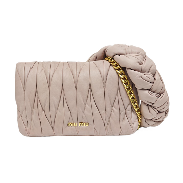 Calfskin Shoulder Bag Pink
