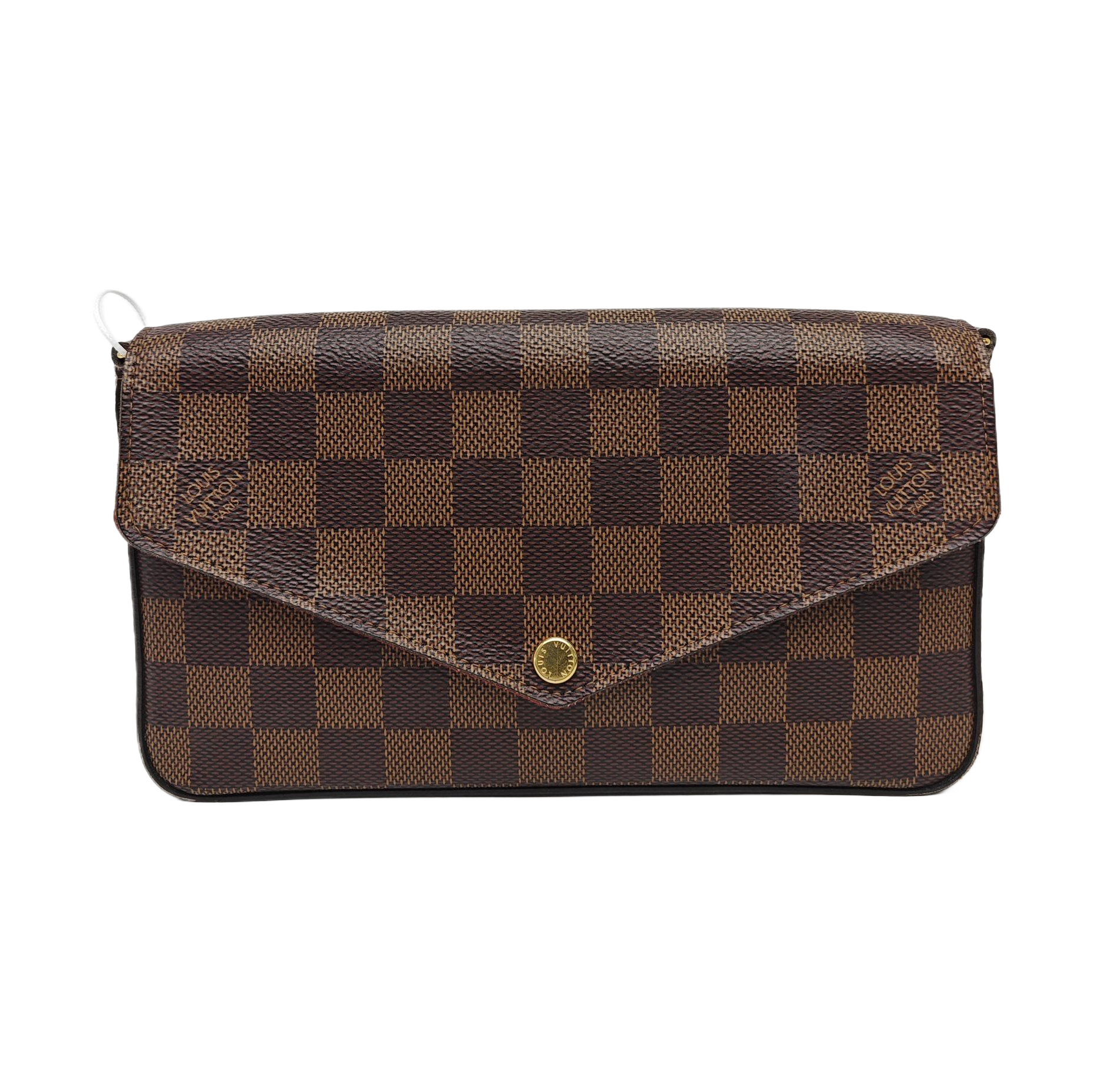 FÉLICIE Damier Ebene Coated Canvas Brown