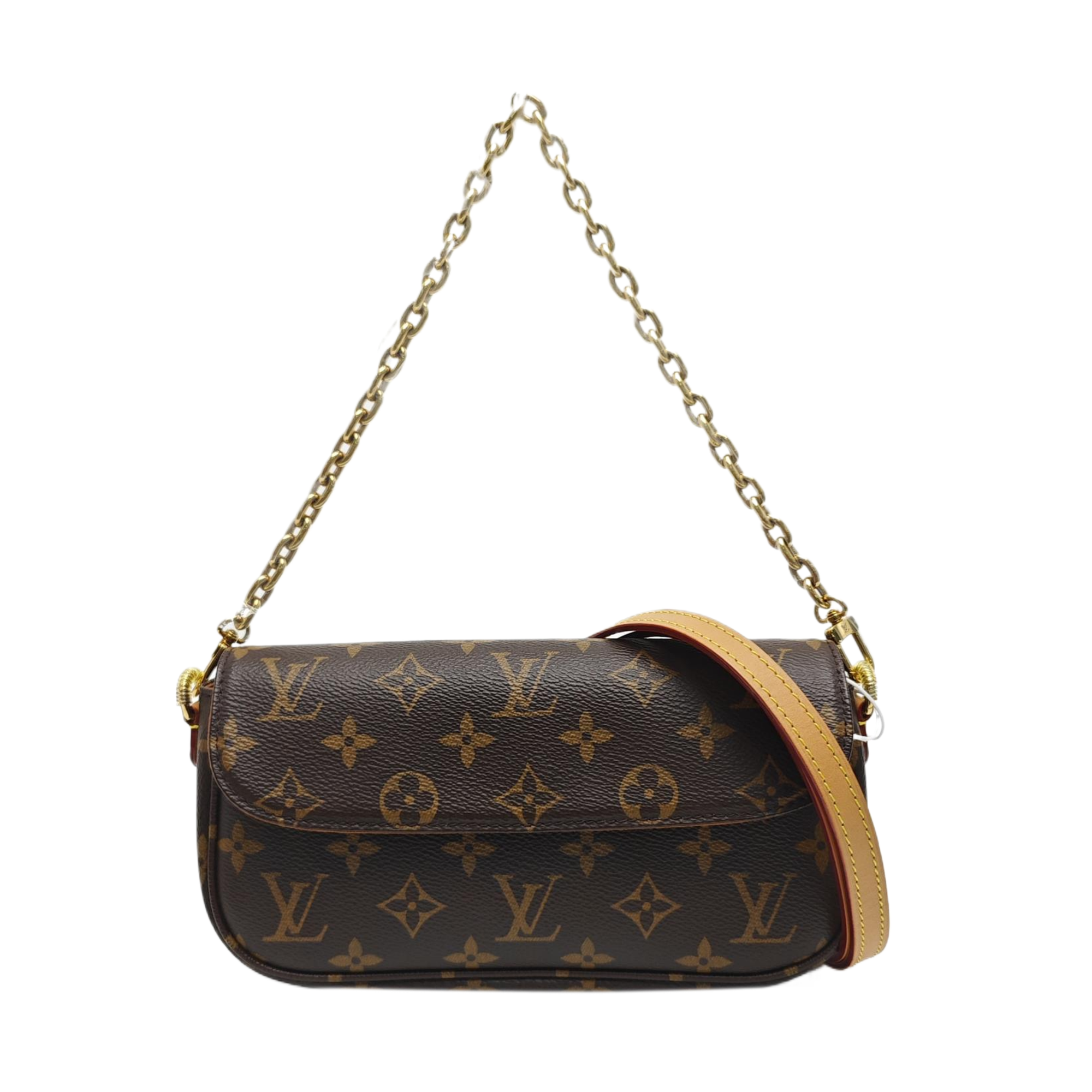 IVY Monogram Coated Canvas Brown
