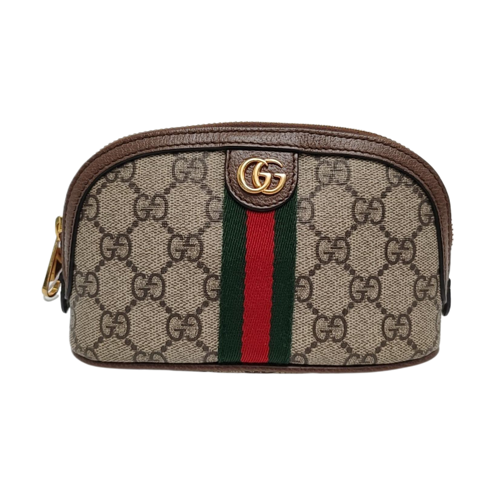 Ophidia Mini Monogram Coated Canvas Beige