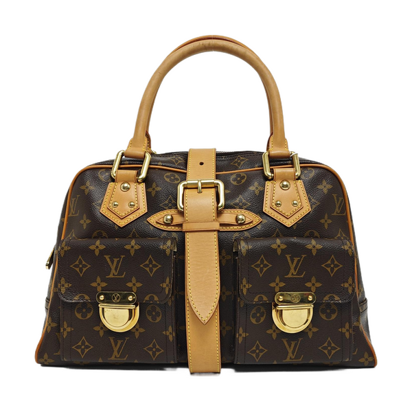 MANHATTAN GM Monogram Coated Canvas Brown