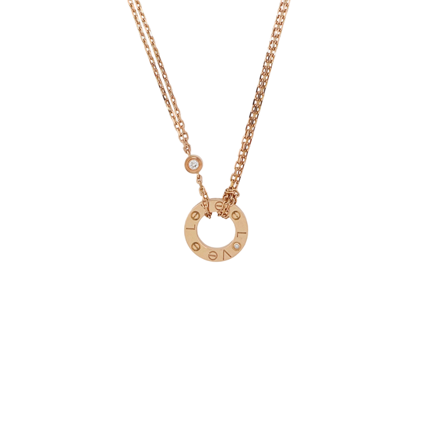 LOVE 18k Rose Gold Necklace