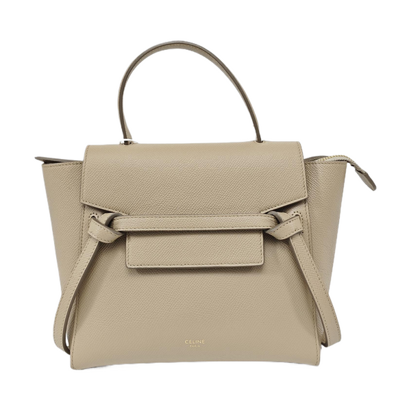 BELT Nano Calfskin Beige