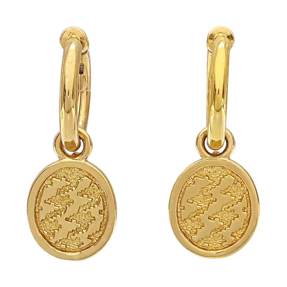 Metal Gold Earrings
