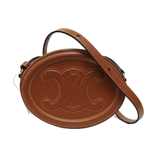 TRIOMPHE Small Calfskin Brown