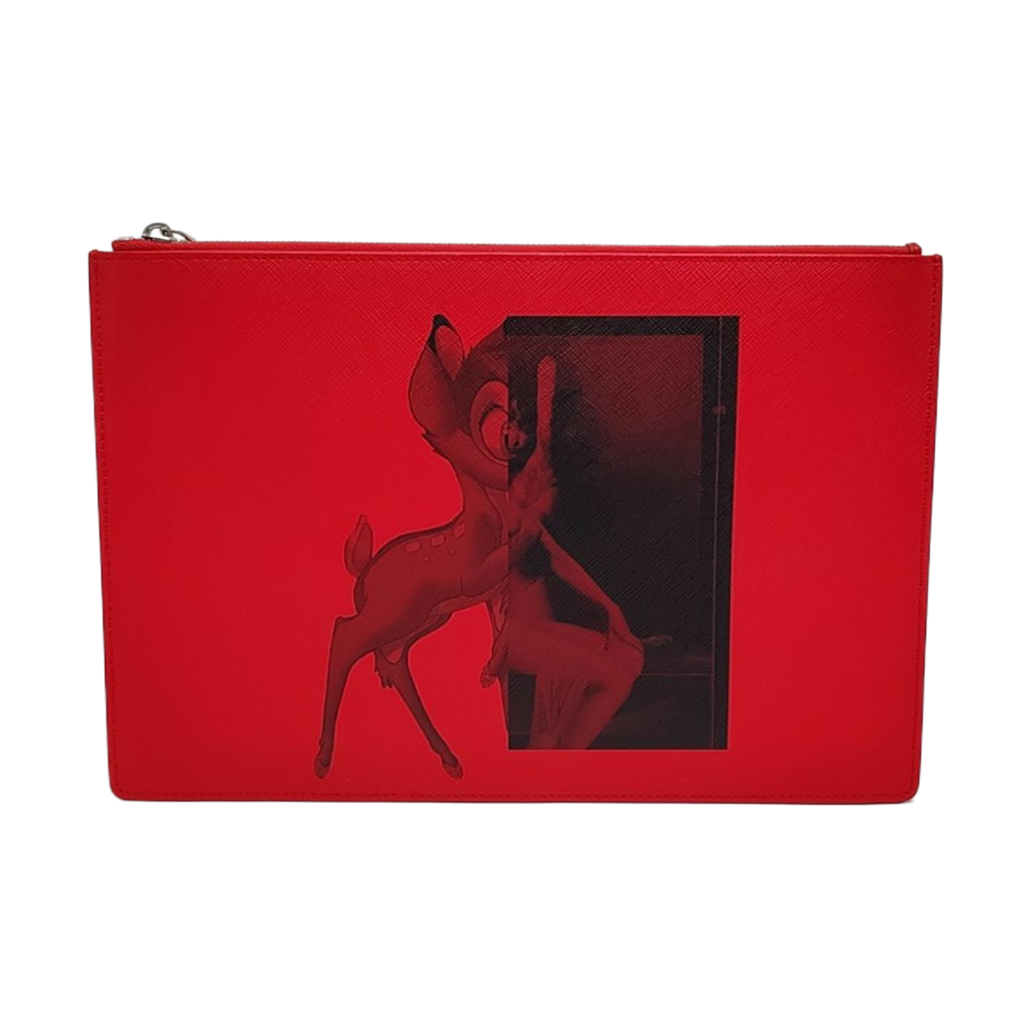 Calfskin Clutch Red