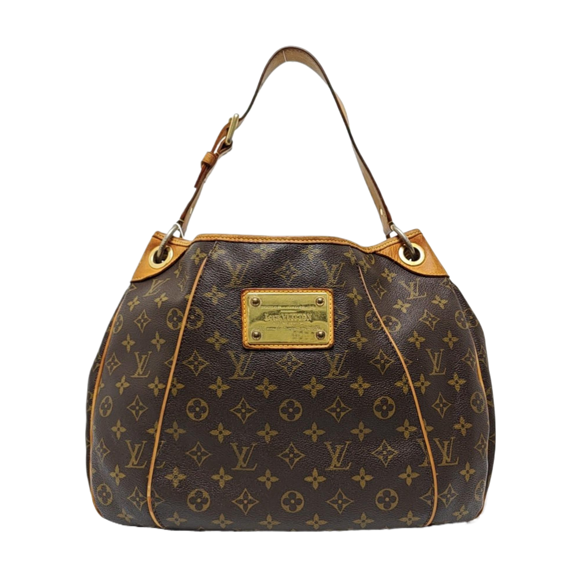 GALLIERA Monogram Coated Canvas Brown