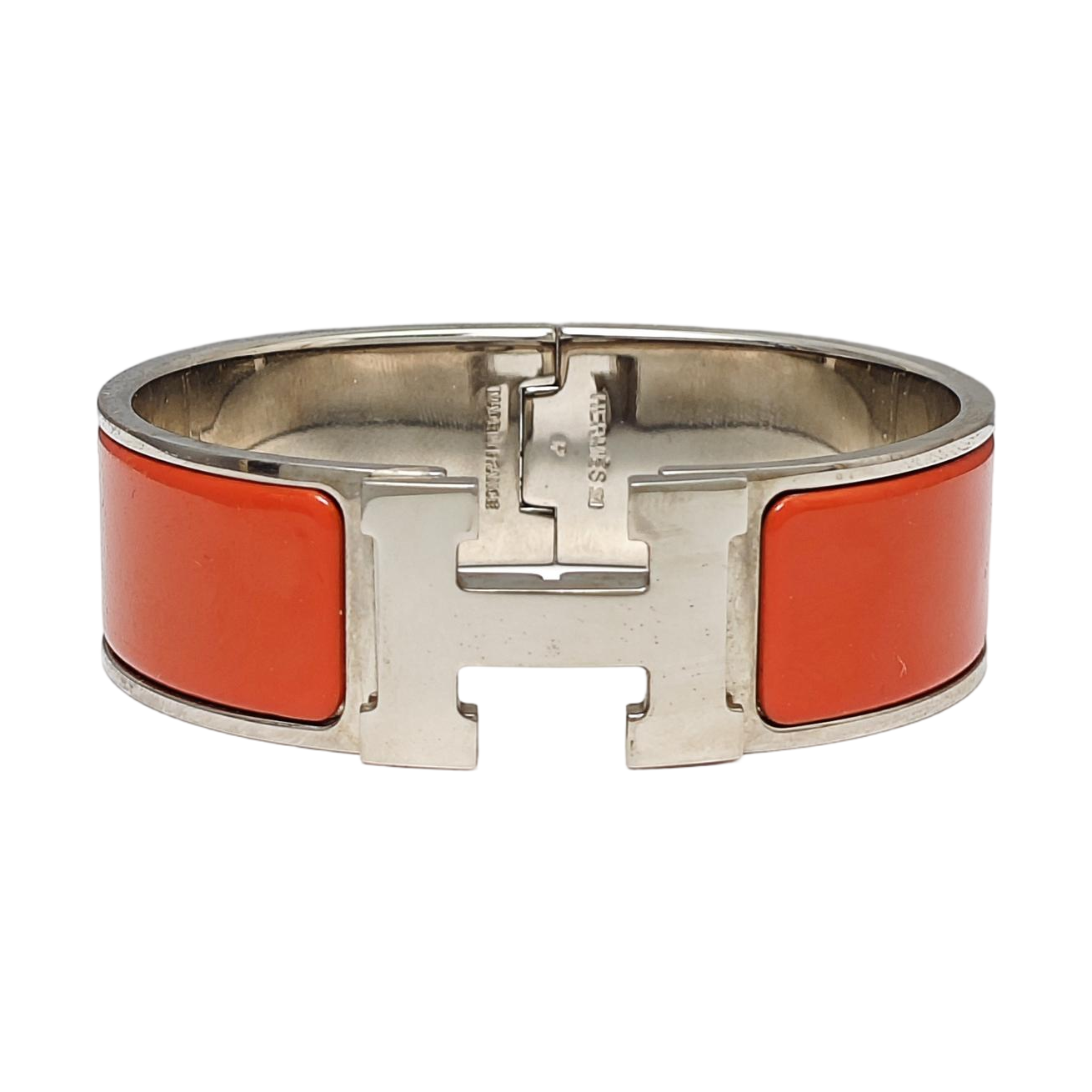 Clic Clac H Metal Orange Bangle