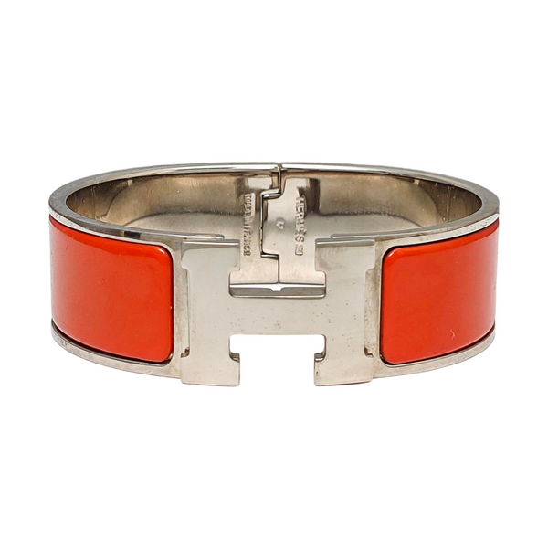Clic Clac H Metal Orange Bangle