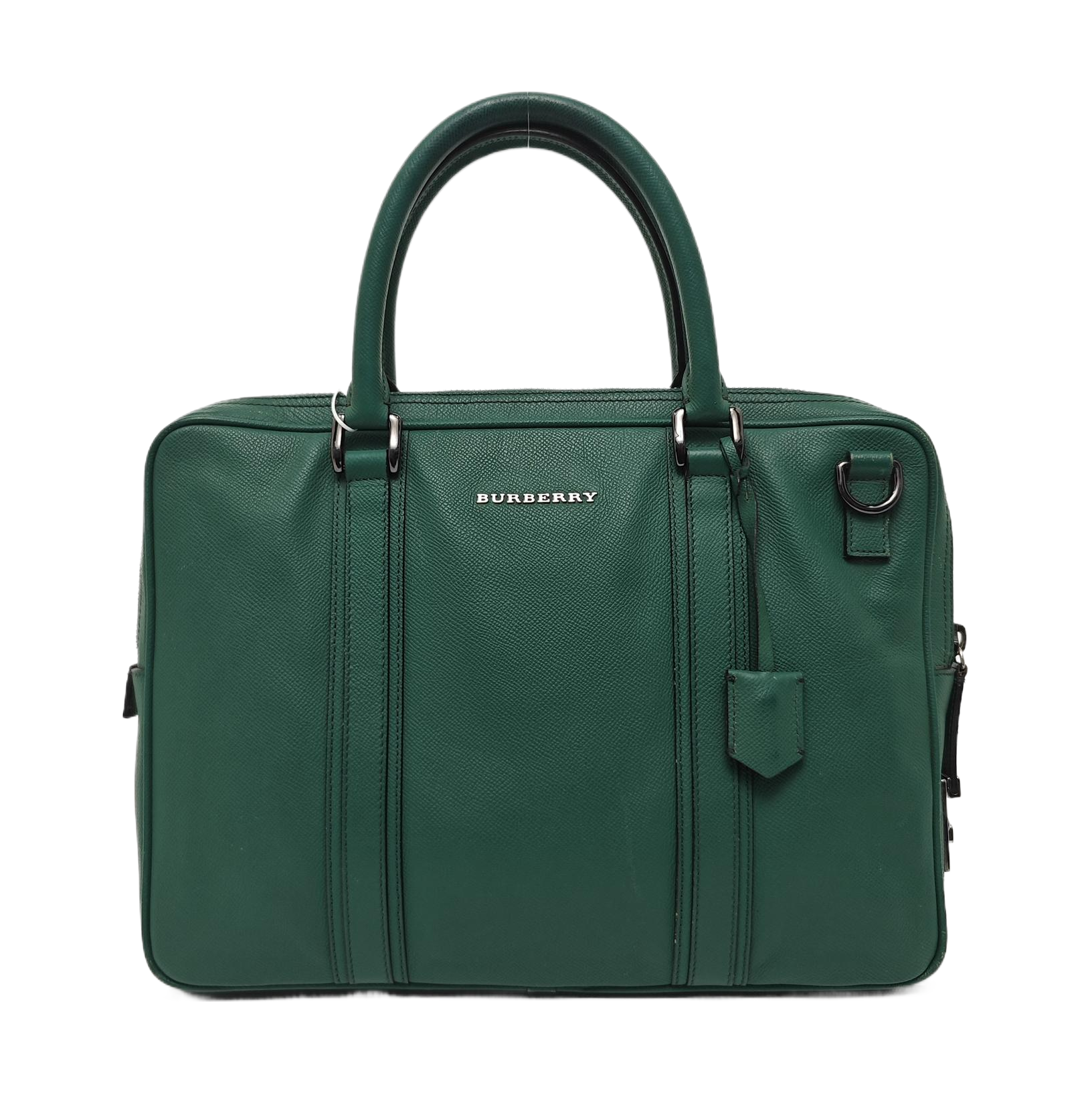Calfskin Top Handle Bag Green