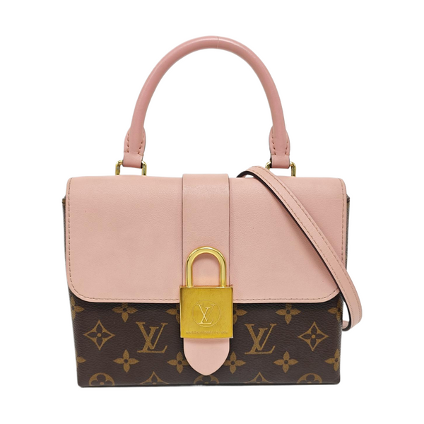 LOCKY BB Monogram Coated Canvas Pink