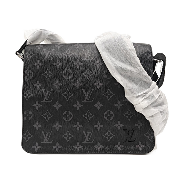 DISTRICT PM Monogram Coated Canvas Gray