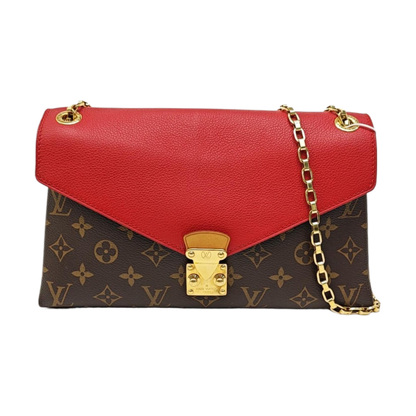 PALLAS BB Monogram Coated Canvas Brown