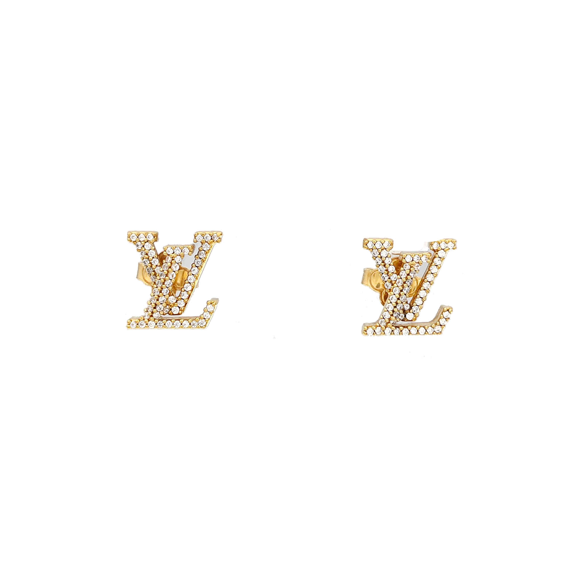 Metal Gold Stud Earrings