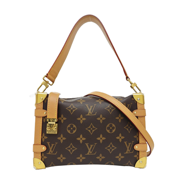 SIDE TRUNK MM Monogram Coated Canvas Brown