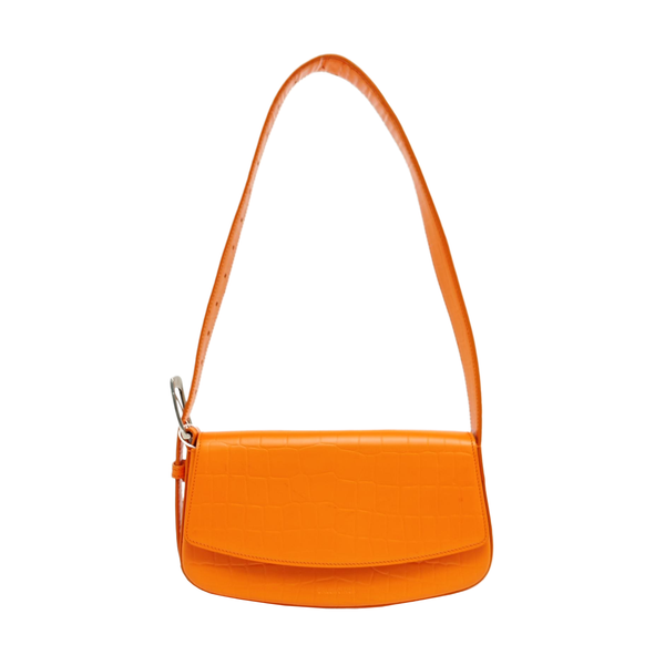 Calfskin Shoulder Bag Orange