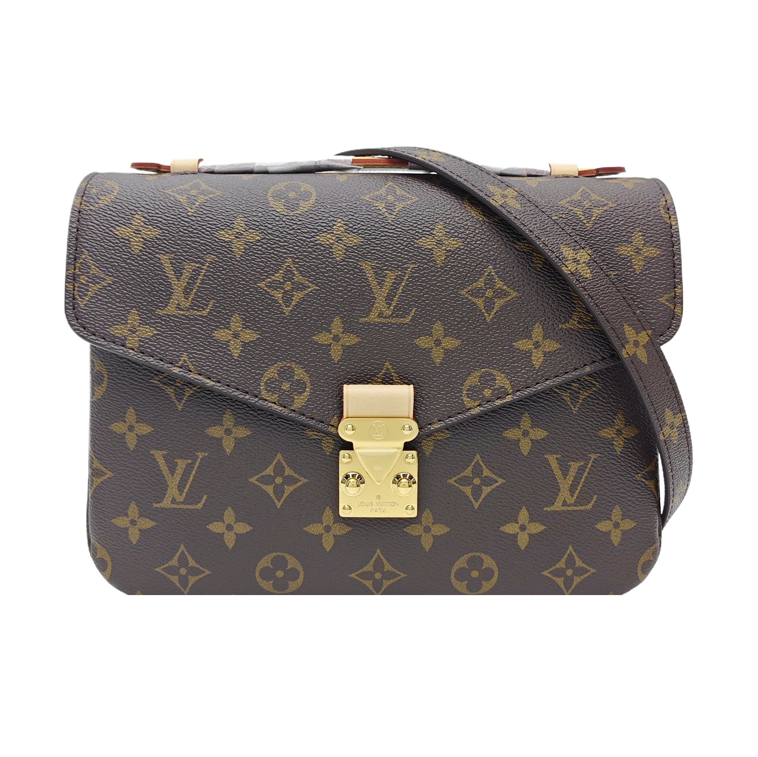 MÉTIS MM Monogram Coated Canvas Brown
