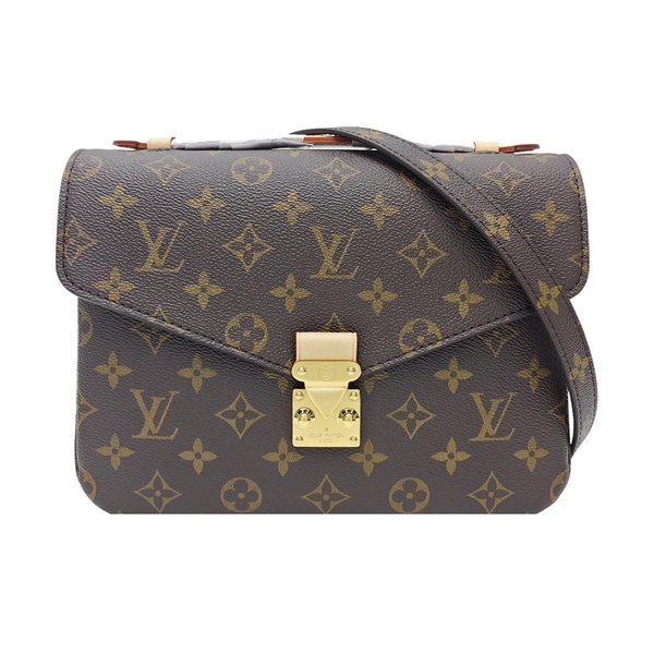 MÉTIS MM Monogram Coated Canvas Brown