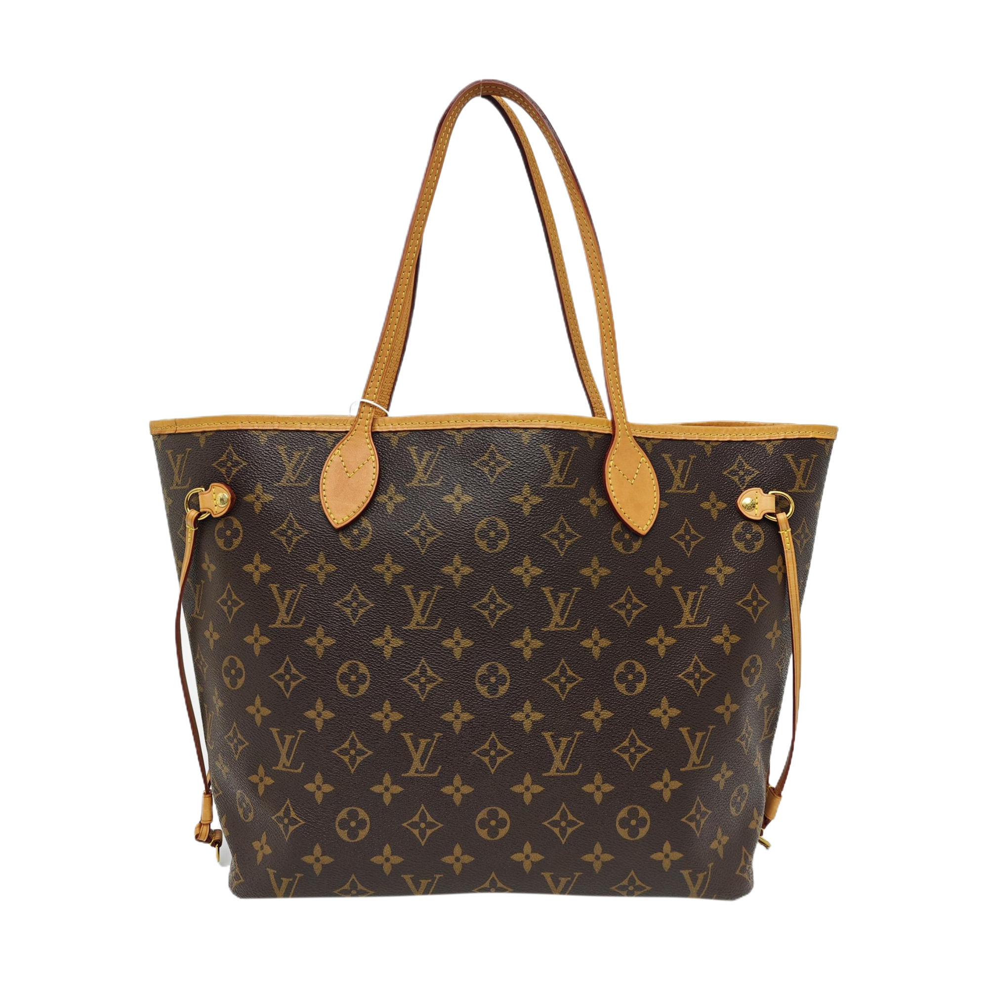 NEVERFULL MM Monogram Coated Canvas Brown