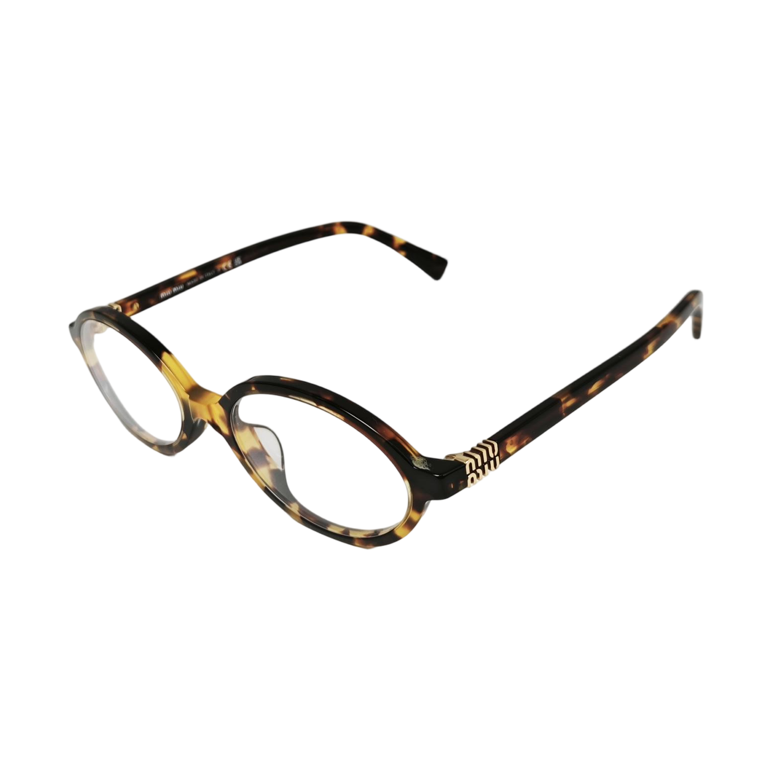 Synthetic Eyeglasses Brown