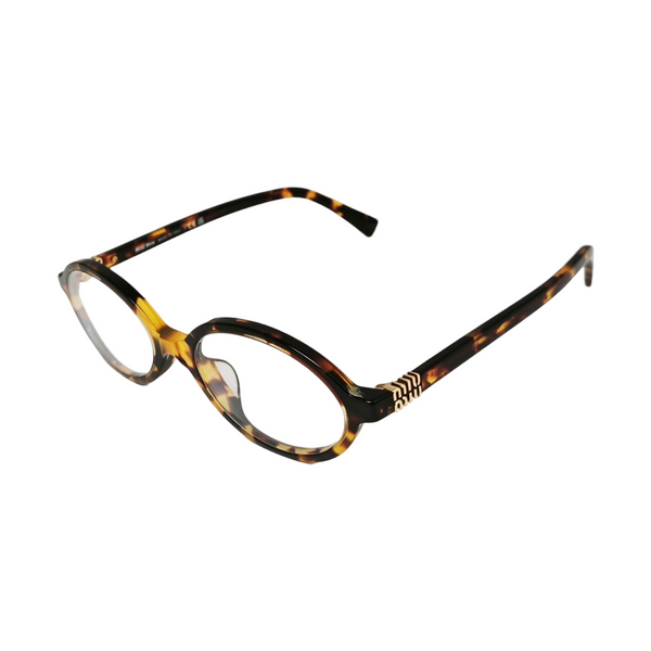Synthetic Eyeglasses Brown