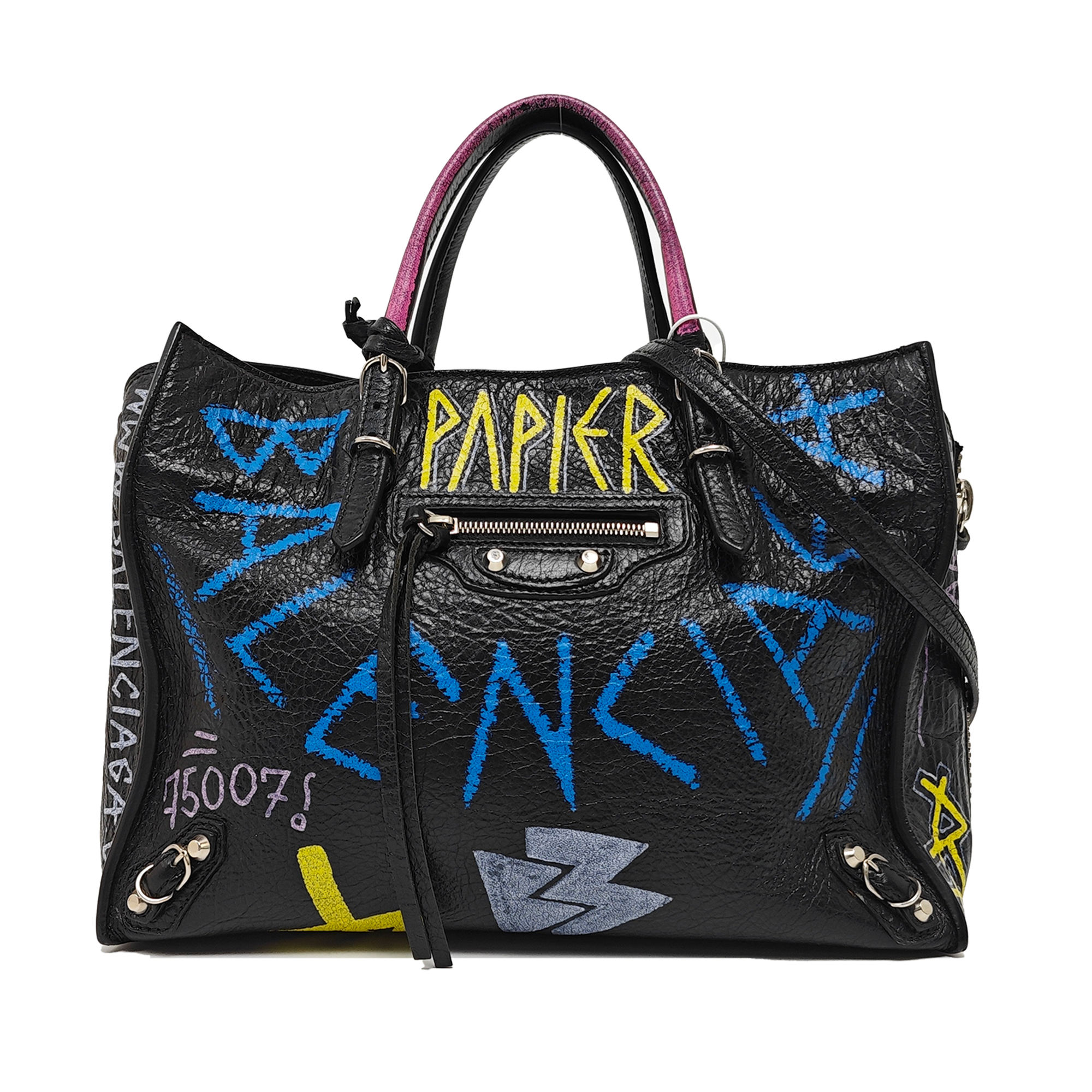 Classic City Small Lambskin Black