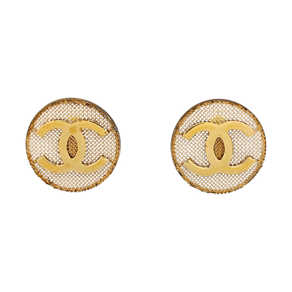 Metal Gold Stud Earrings