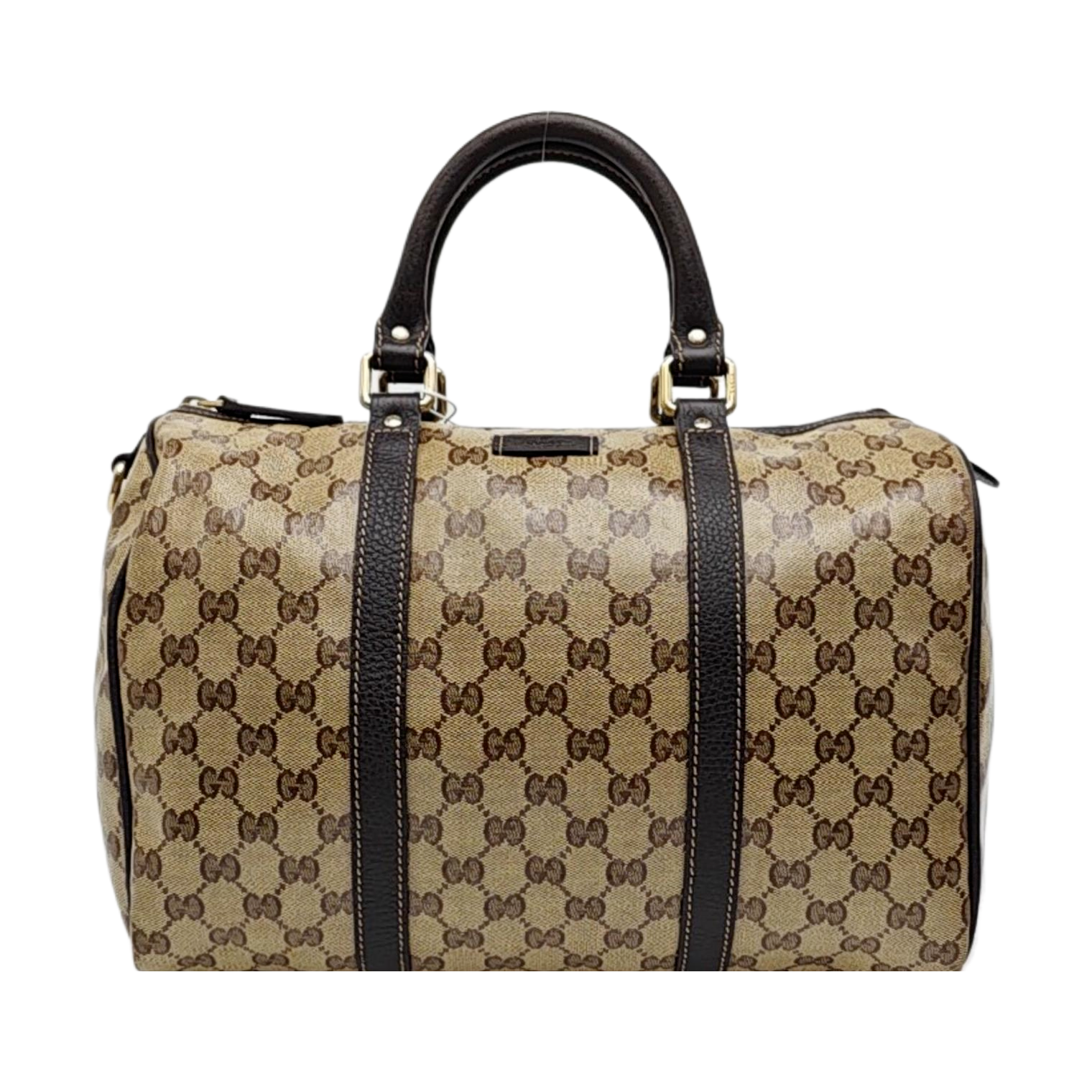 Joy Monogram Coated Canvas Beige