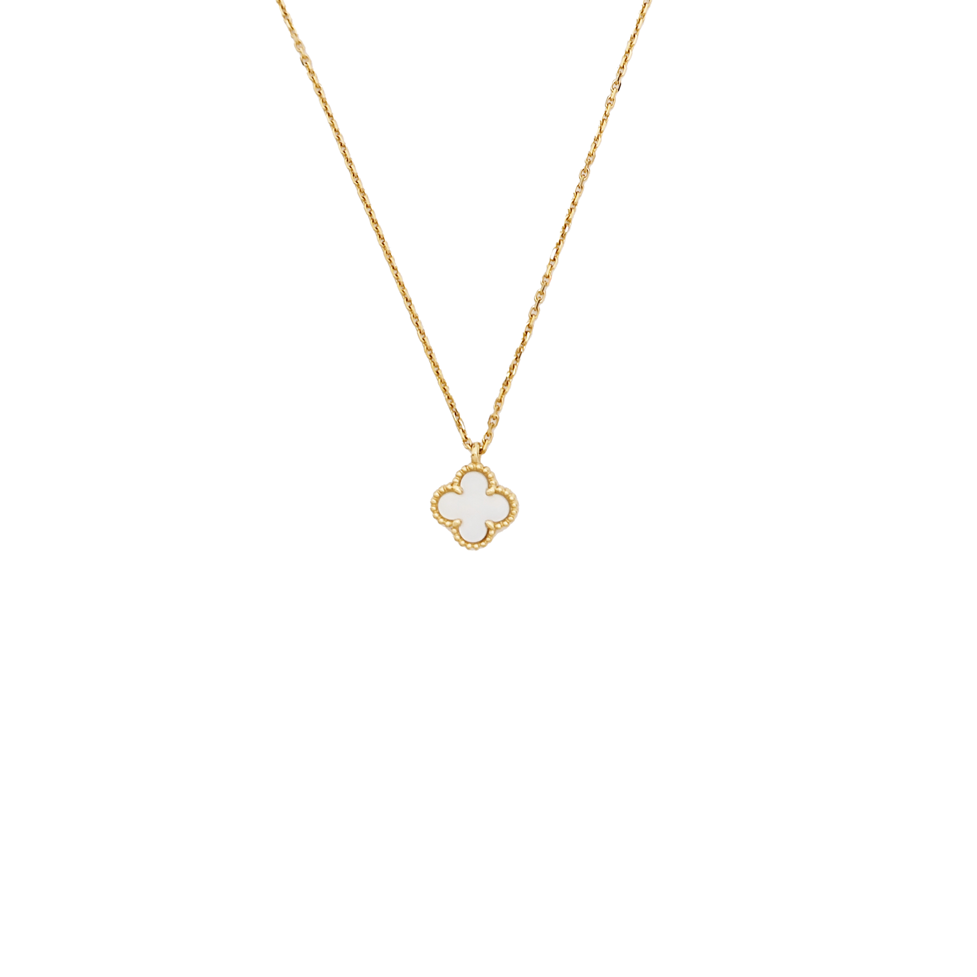 Sweet Alhambra 18k Gold Necklace