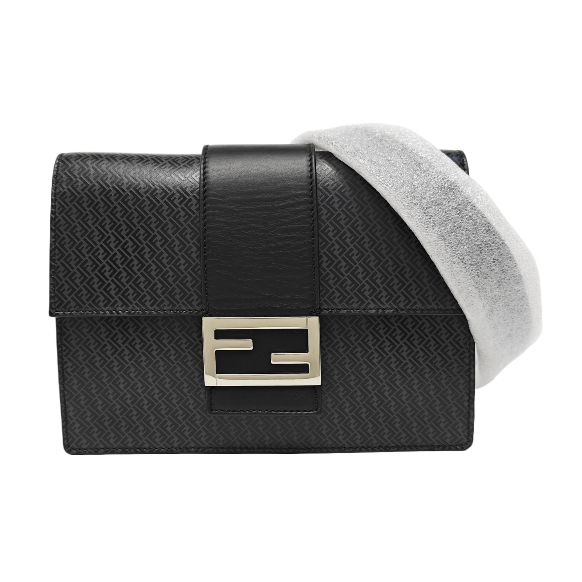 Baguette Medium Calfskin Black