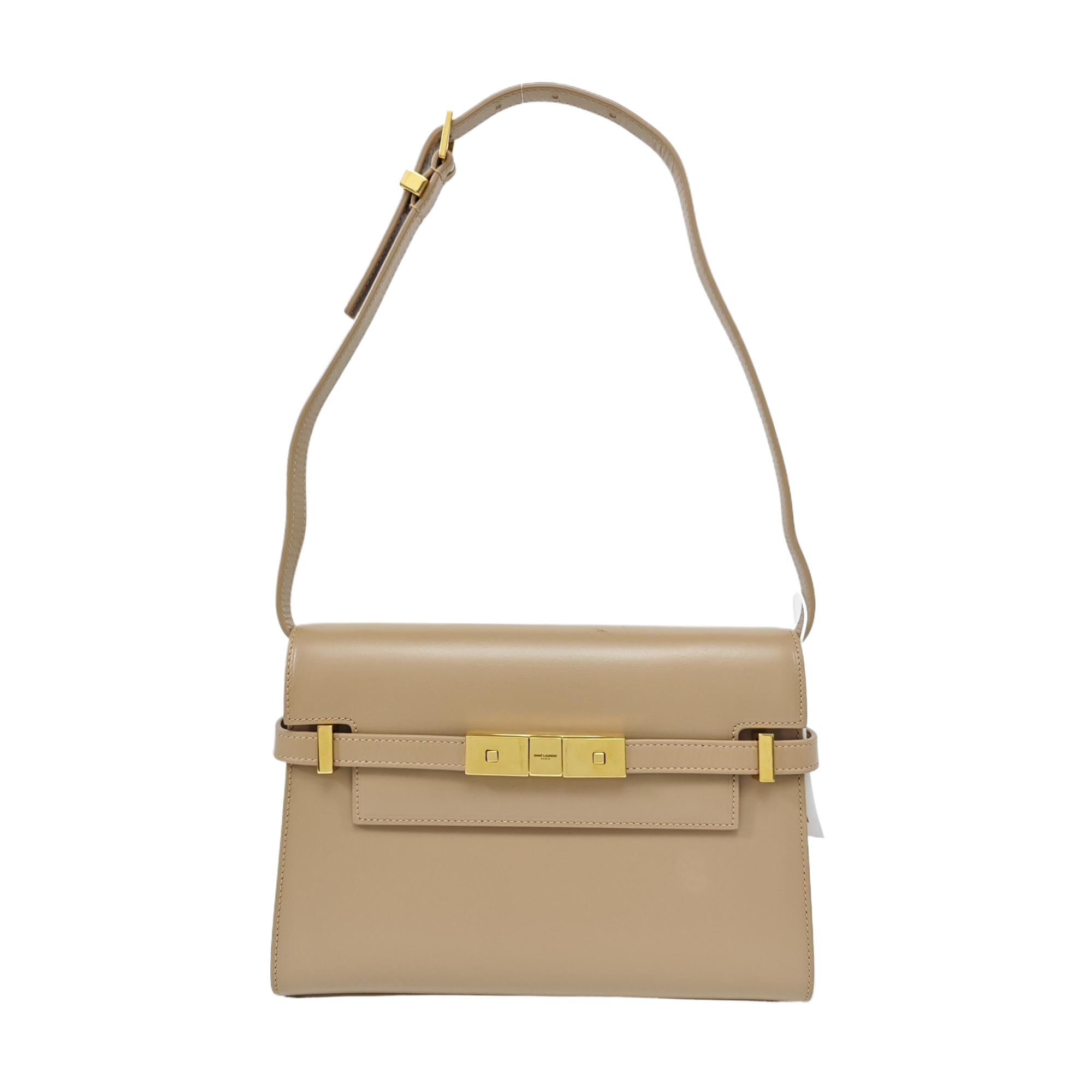 MANHATTAN Small Calfskin Beige