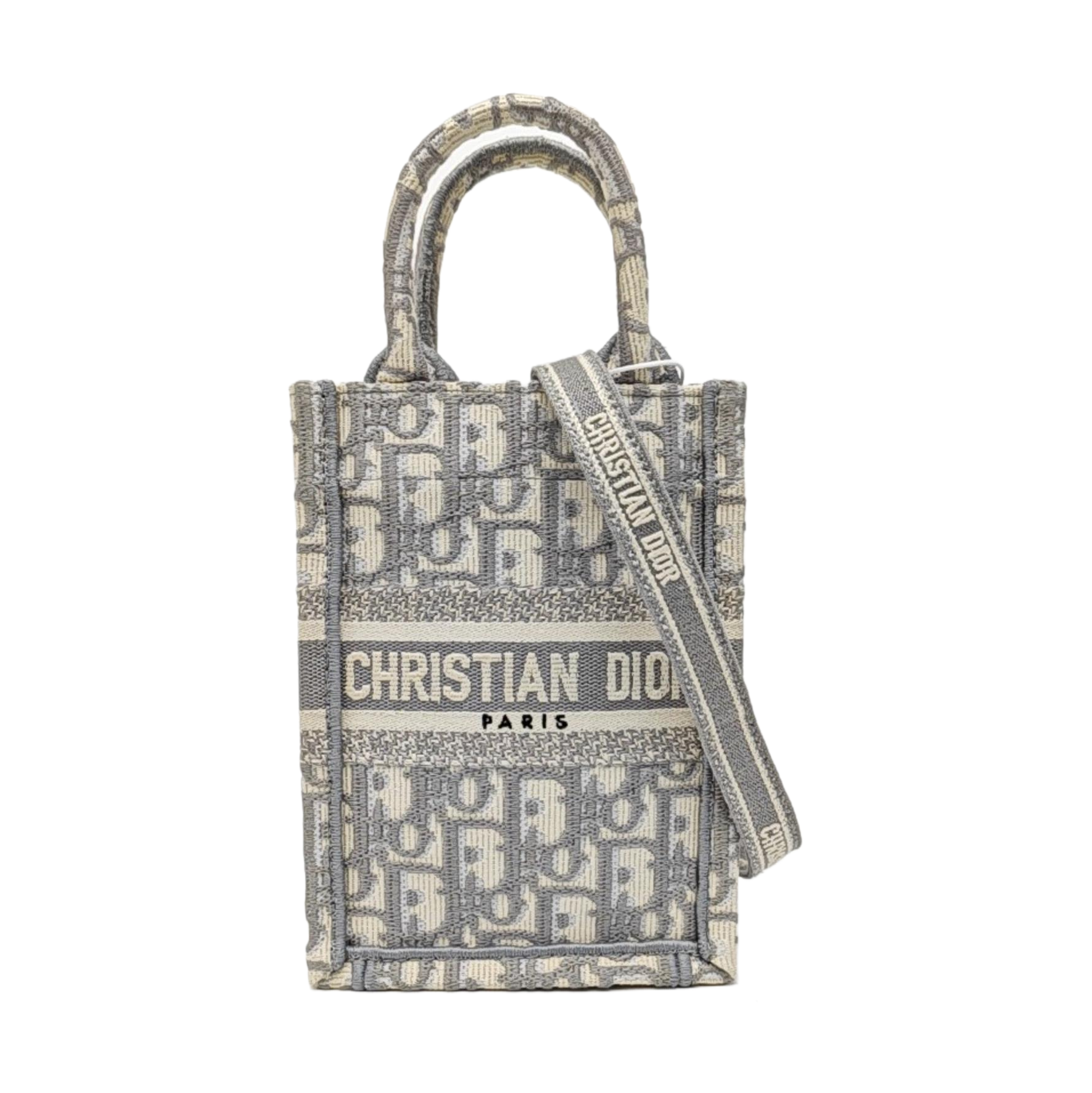 Book Tote Mini Canvas Gray