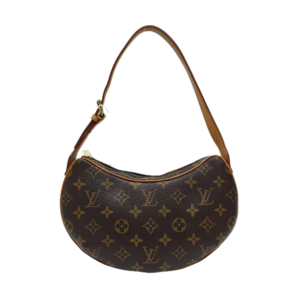 CROISSANT PM Monogram Coated Canvas Brown
