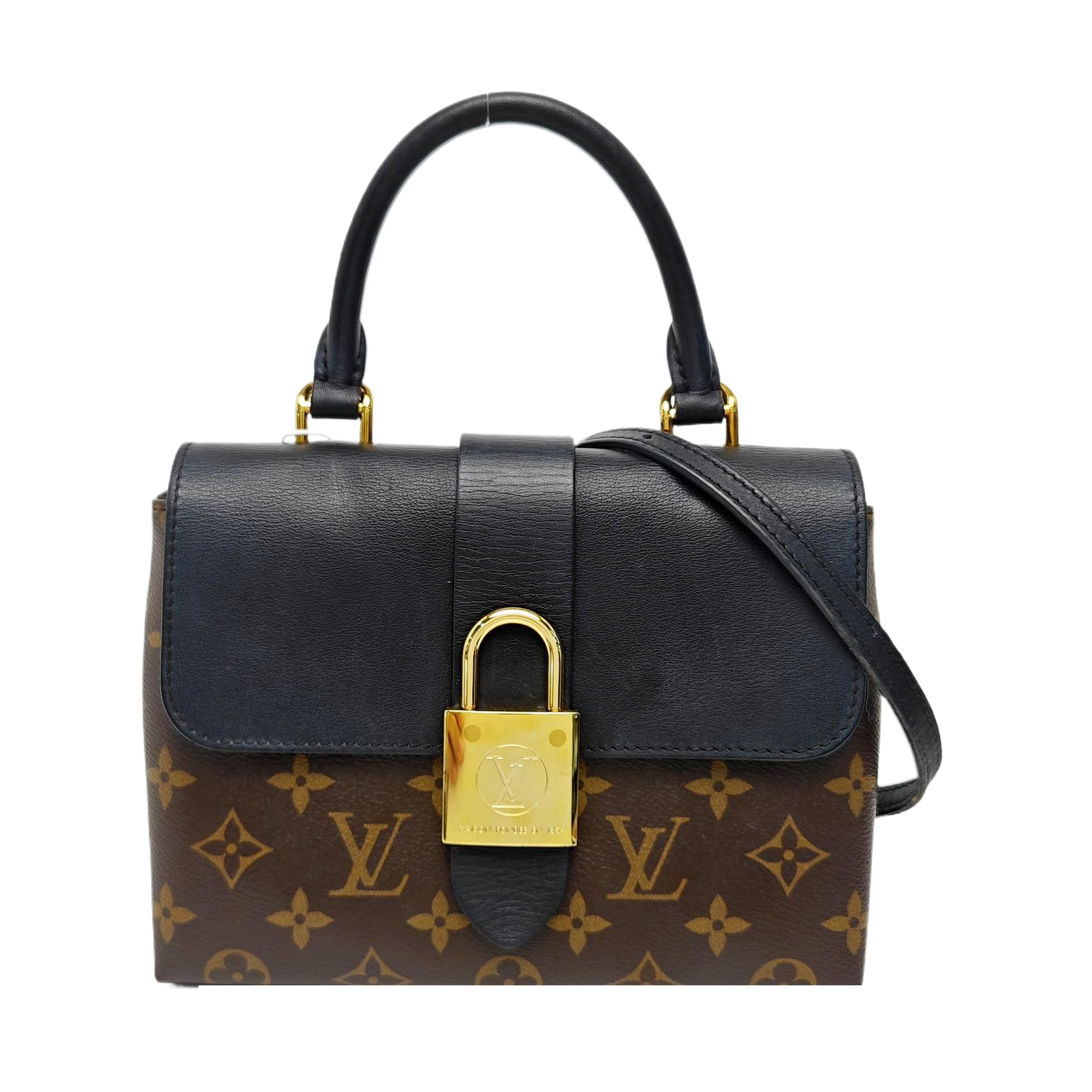 LOCKY BB Monogram Coated Canvas Brown