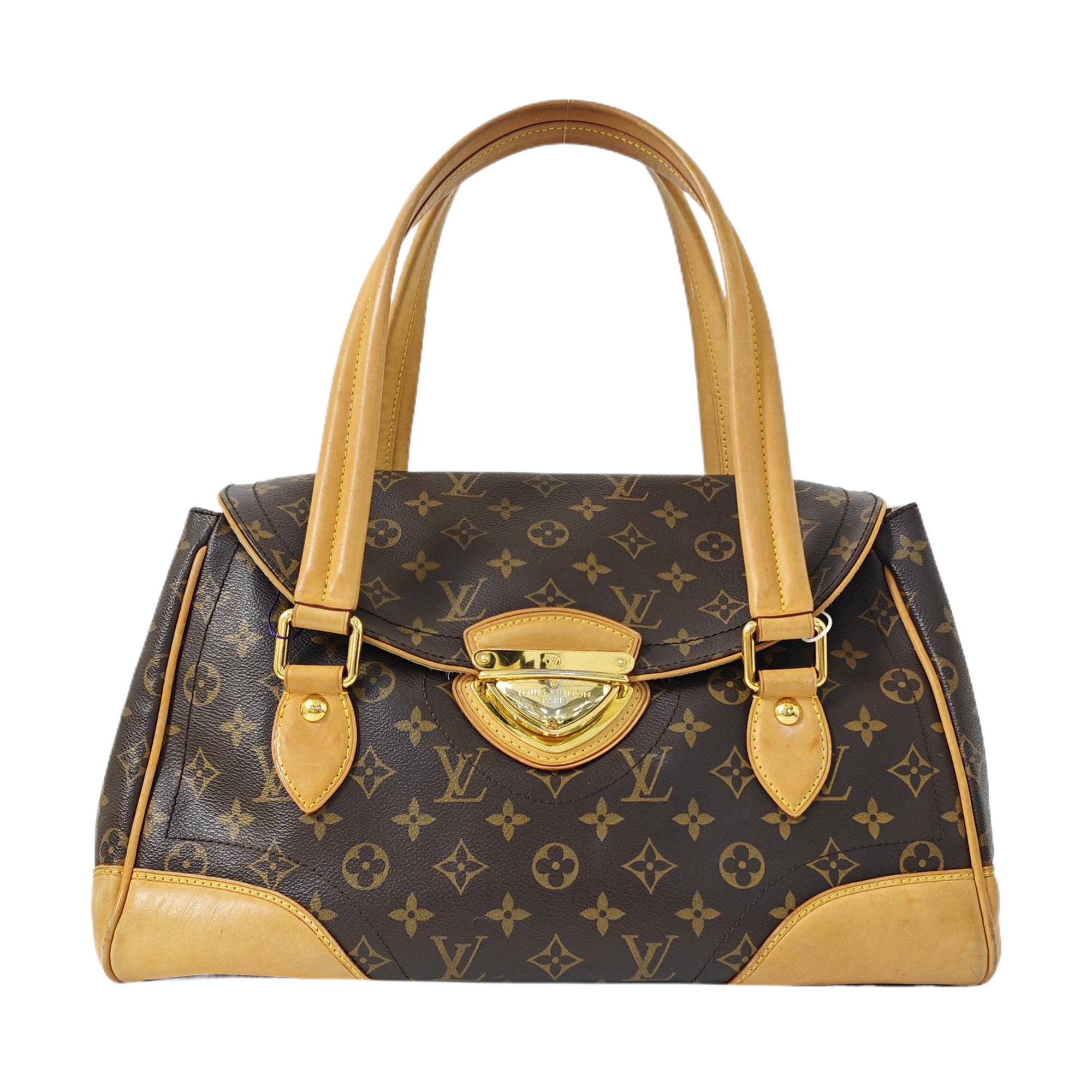 BEVERLY Monogram Coated Canvas Brown