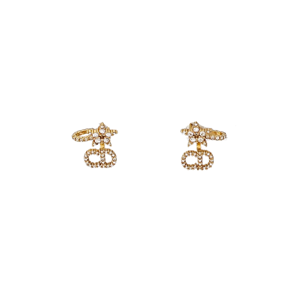 Clair D Lune Metal Gold Stud Earrings