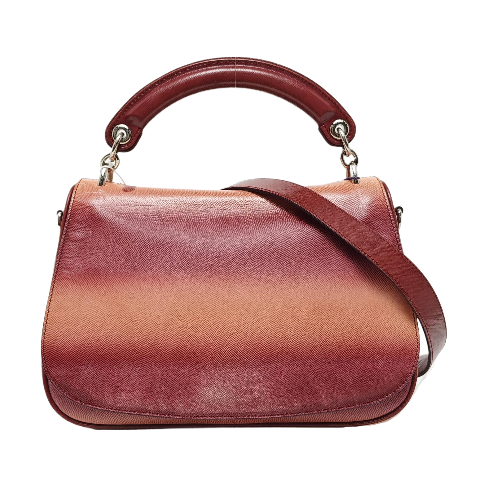 Authenticated pre-owned  Be Dior Medium Calfskin Red - Shoulder Bag at Looply