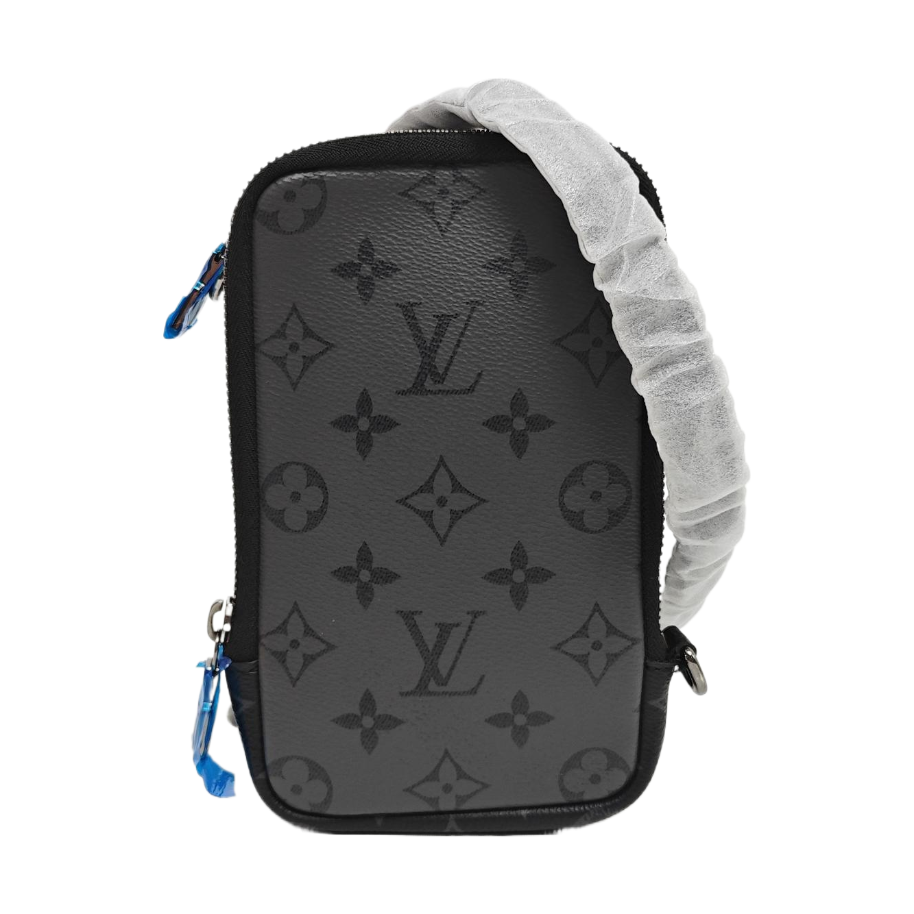 DOUBLE Monogram Coated Canvas Gray
